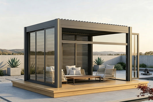 IKE 10' × 10' Motorized Pergola